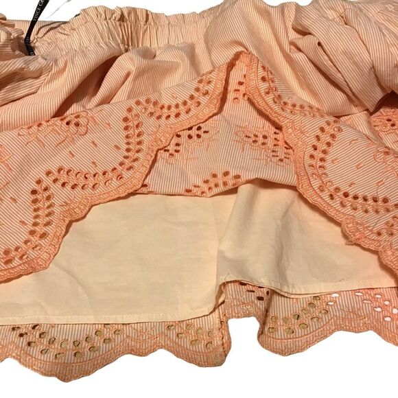 Vince Camuto Eyelet Off The Shoulder Dress 6 - Picture 6 of 8